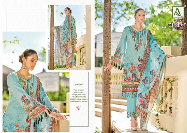 Alok Qurbat 4 Cotton Designer Dress Material Collection